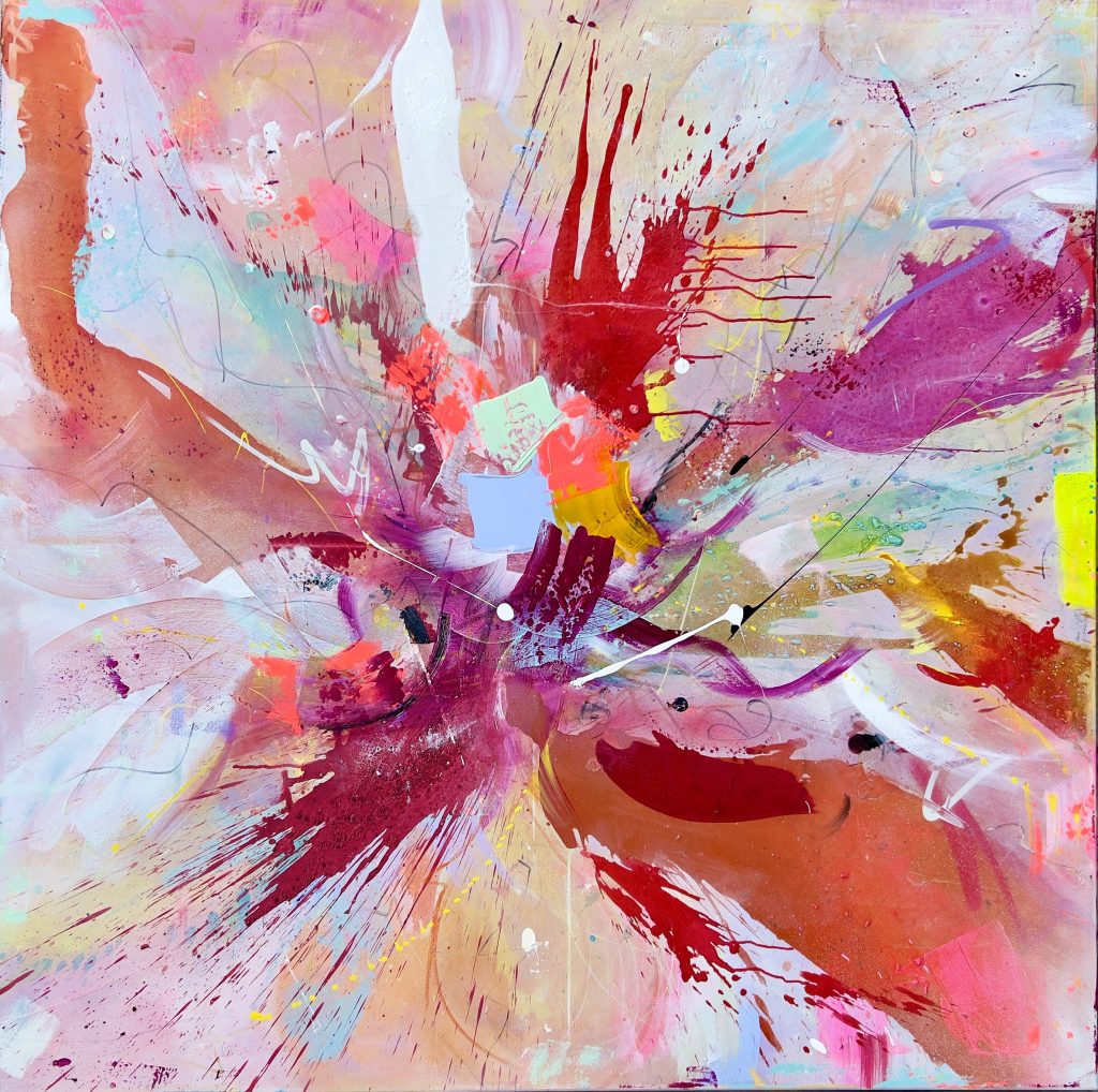 Inspiriert von der Pracht der Pfingstrosen, dem Duft des Frühlings und der stillen Schönheit am Salenhof.
Die Natur zeigt mir hier jeden Tag, wie kraftvoll leises Wachsen sein kann.
Dieses Bild ist meine Interpretation davon –
ein Blühen, das nicht erklärt werden will, sondern gefühlt.